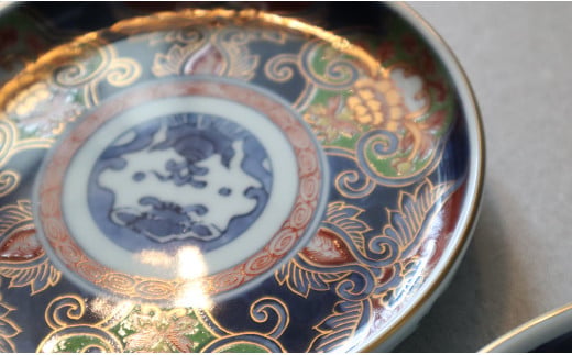 有田焼 古伊万里草花紋プレート 2枚セット【まるふく】お