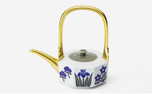 有田焼 光琳風染付 屠蘇器揃【深川製磁】金彩 お正月 縁起