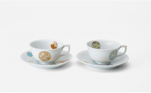 有田焼 寿赤絵 ティーセット【深川製磁】食器 器 うつわ 皿