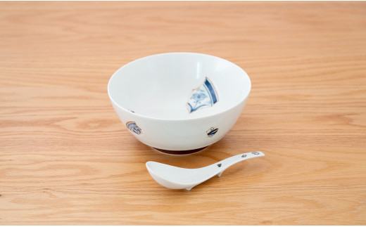 【宇賀なつみさんおすすめ！】有田焼 BENJARA ラーメン鉢 レ