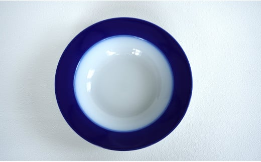 有田焼 コバルトライン・ペアスープボウル【香蘭社】食器 