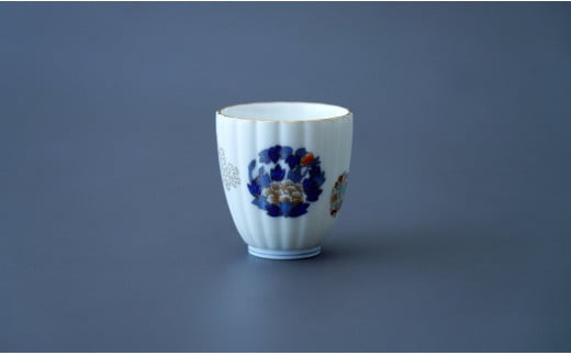 有田焼 金ミル花丸紋・二人用 茶器 セット【香蘭社】食器 