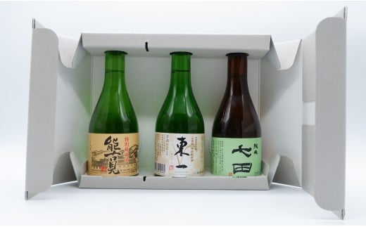 《The SAGA 認定酒》 清酒 佐賀の蔵元 のみ比べ 七田 / 東一 / 