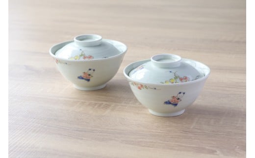 有田焼 アウトレット 唐子 どんぶり 2個セット【山忠】食器