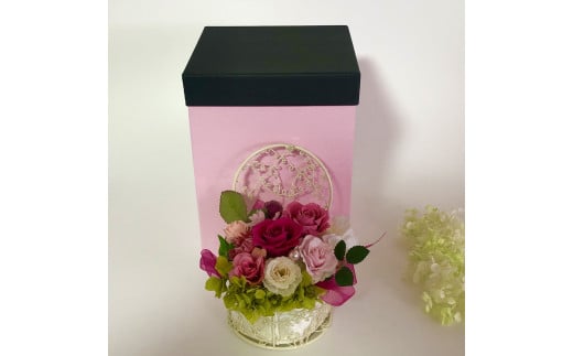 母の日の贈り物 プリザーブドフラワー ミルフルール・ロー