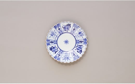 有田焼  芙蓉紋 菊型 プレート 2個セット【鷹巣瑞光堂】食