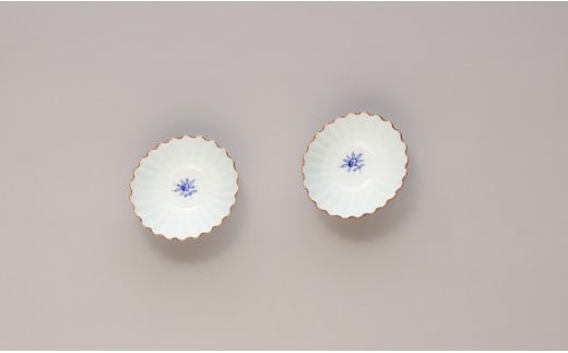 有田焼 芙蓉紋 菊型 小鉢 2個 セット【鷹巣瑞光堂】食器 器 