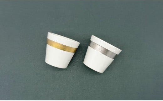 有田焼 輝くシリーズ スタイリッシュ！ 6点セット ゴールド