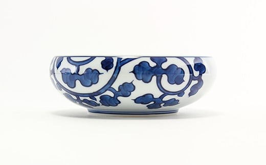 源右衛門窯 染付唐草文 組皿 器 食器 皿 伝統的文様 皿 唐草