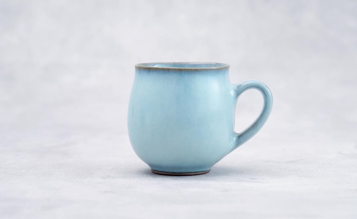 有田焼 月白丸マグカップ【梶原大敬 茂正工房】器 うつわ 