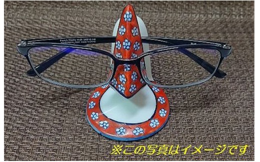 メガネスタンド（梅濃赤） 【九州特産品販売】眼鏡置き場 