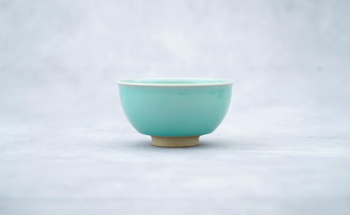 有田焼 翡翠天青茶碗 2色セット【梶原大敬 茂正工房】器 う