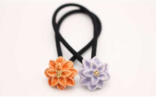 髪にアクセントプラス フラワーヘアゴム5個セット cocosara 