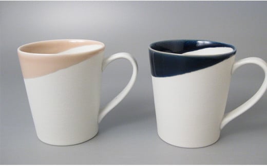 有田焼 食卓セットA（楕円ボウル1・マグ2・長角皿2）大慶 A5