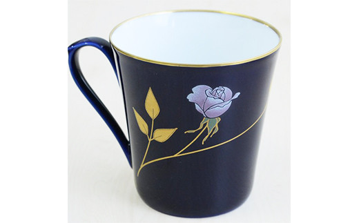 有田焼 薔薇 ペアマグカップ【香蘭社】マグカップ ホワイ