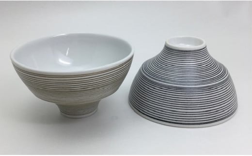 有田焼象嵌（ぞうがん）ちゃわん 茶・黒セット 【マルコウ