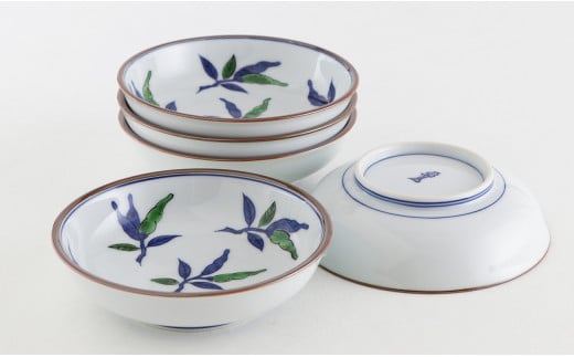 源右衛門窯 染錦胡椒絵 鉢 器 食器 取鉢 小鉢 サラダ鉢 有田