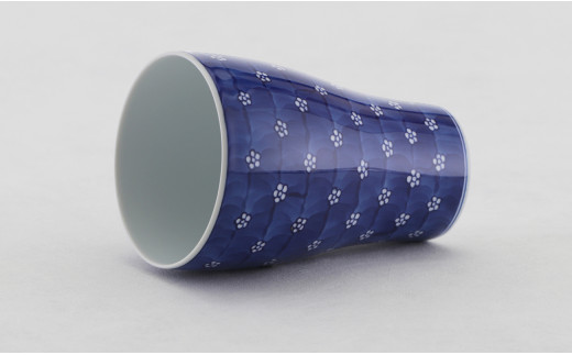 源右衛門窯 染付梅地紋 食器 梅柄 カップ フリーカップ 有