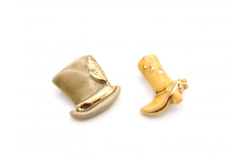 cocosara 有田焼 素朴であたたかみのある Country Style ブローチ 