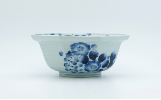 山口洋一工房 辻が花八角7.5寸鉢 有田焼 A95-9