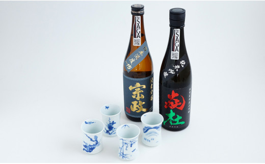 宗政酒造 宗政純米吟醸酒-15・純米吟醸酒 炎杜 四季杯セッ