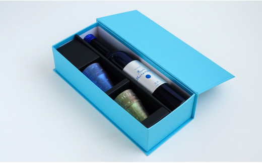 宗政酒造 特別純米酒Ruri munemasa 麒Lin 竹型カップセット S25-4