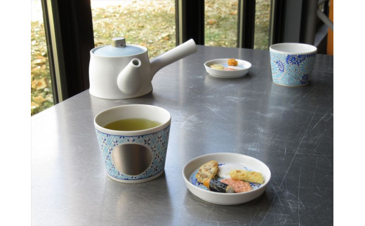 ARITA PORCELAIN LAB(アリタポーセリンラボ) JB蛸唐草&格子丸紋・