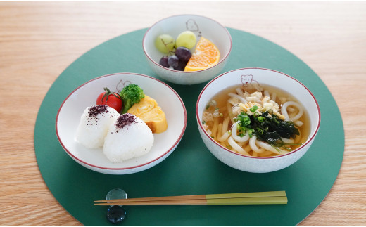 ARITAYAKI MUTSU アニマル輪花碗セット A70-113