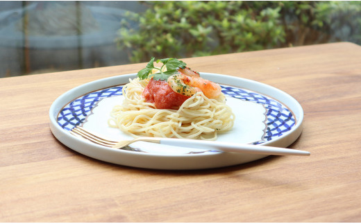 【まるふくオリジナル】有田焼 桔梗渕 Round plate 2枚セット 