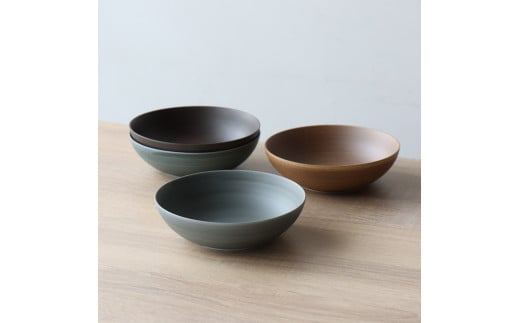 有田焼 Koselig-arita mediumbowl ４色セット 山忠 器 食器 14cm ボウ