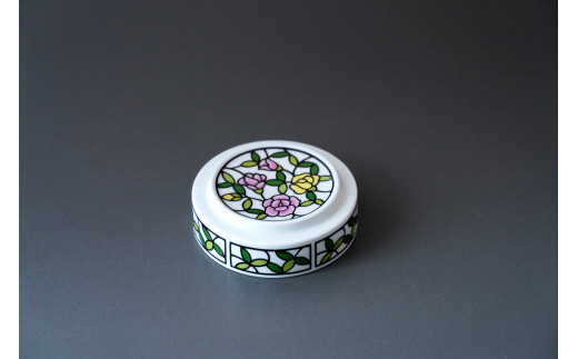 有田焼 フレグランススタンド（灯りなし）ビートロ薔薇 東