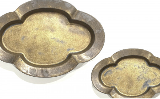 金泥 木瓜皿 L/ Mセット（各1枚） 24to3 西富陶磁器 有田焼 化