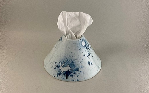 瑞峯窯 有田焼 月兎 ティッシュディスペンサー（ティッシ