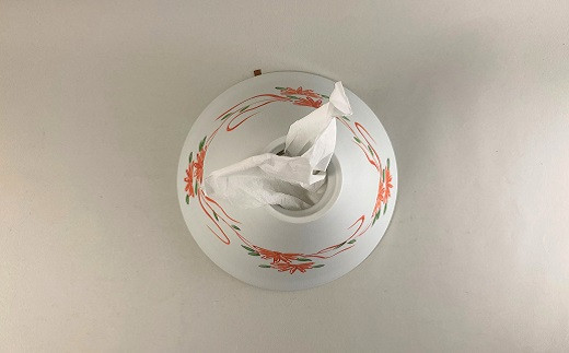 瑞峯窯 有田焼 錦花 ティッシュディスペンサー（ティッシ