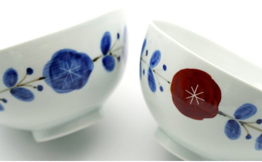 有田焼 麺類から丼ものまで多用途に使える「花つなぎ丼」