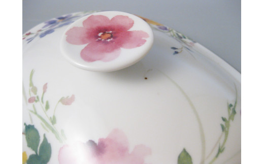 アウトレット 有田焼 熱々のまま食卓へ「UTSUWA美」花かれん