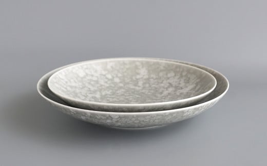 金善製陶所 平ボウル 2サイズ 2点セット 有田焼 食器 器 う