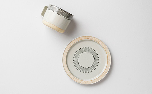 有田焼 hibi kuppi Plate&Mug sasa【ヤマト陶磁器】食器 器 うつわ 