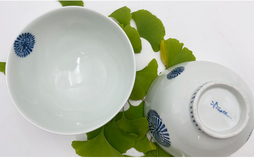 有田焼 ずっと使える たこ唐草の麺鉢 2個セット 鷹巣瑞光堂