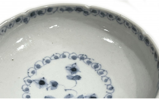 有田焼 工房禅 横田翔太郎 染付 すみれ 縁切深皿 初期伊万