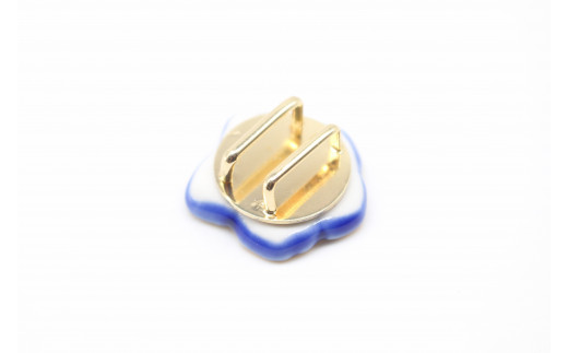 cocosara ノーブルな雰囲気のお花の帯留（青・赤） おしゃれ 