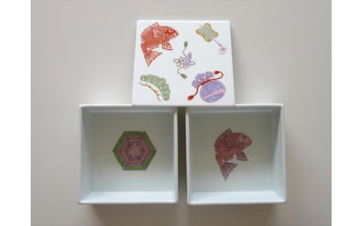 ARITA PORCELAIN LAB(アリタポーセリンラボ) 宝づくし・二段重 有