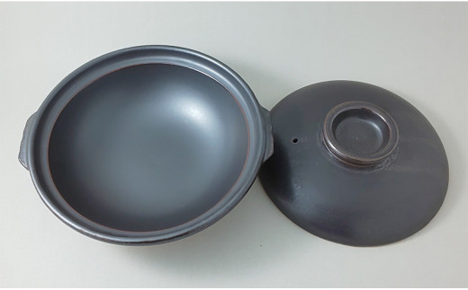 有田焼 黒 尺土鍋【ヤマト陶磁器】磁器 陶磁器 土鍋 鍋 遠