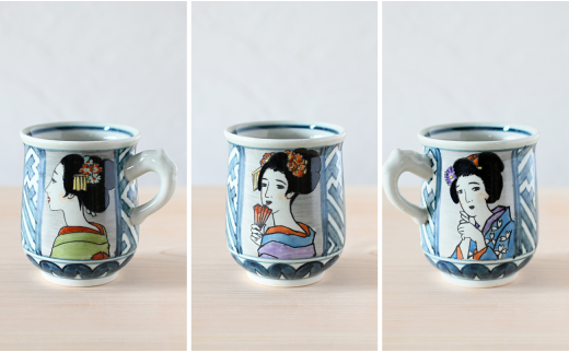 有田焼 竹久夢二マグ＆小皿セット【ARITAYAKI-STORE】 A24-117