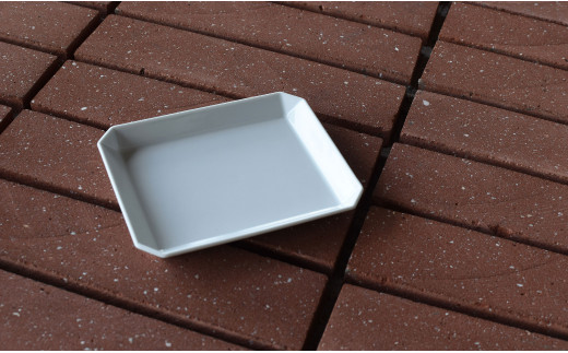 1616/ TY Square Plate 130 White 5枚セット 有田焼 器 皿 白 ホワイト