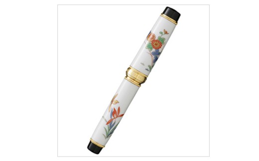 香蘭社 有田焼ボールペン 古伊万里蘭菊 A450-21