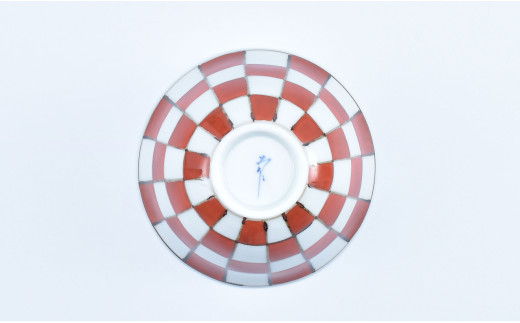 有田焼 市松 ASA飯碗 ペア【まるぶん】食器 器 うつわ 磁器 