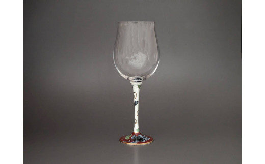 有田焼 ハイレッグ ペアワイングラス (小) 赤葡萄 / 青葡萄