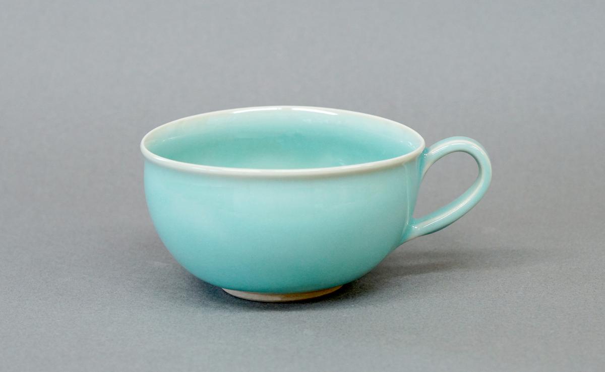 有田焼 翡翠スープ碗【梶原大敬 茂正工房】器 うつわ 食器 