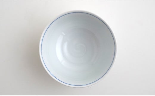 有田焼 福泉窯 染付呉須線面取茶付 大小セット お茶碗 シン